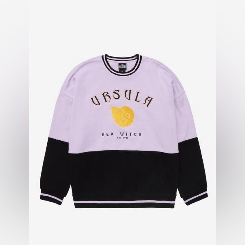 Disney The Little Mermaid Ursula Panel Crewneck​​​​